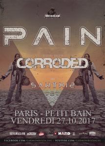 Pain + Corroded + Sawthis - Paris