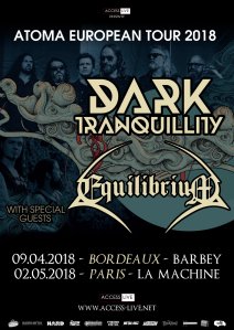 Dark Tranquillity + Equilibrium + Black Therapy + Miracle Flair